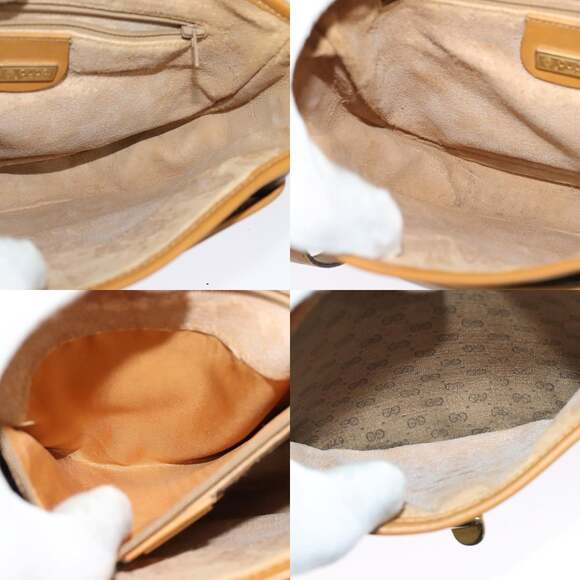 GUCCI Micro GG Supreme Shoulder Bag Pvc Beige Gold 001 58 001 58 - Picture 12 of 13